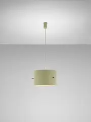 Ceiling light by Tito Agnoli, 1960s, Painted aluminium, acrylic, tubular brass, brass, offered Apr 2017