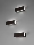 Set of three wall lights, model no. 249/2 by Gino Sarfatti, circa 1963, Painted metal, opaque glass, sold Apr 2017