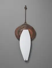 Unique mirror by Lorenzo Burchiellaro, 1960, Mirrored glass, silvered copper, sold Apr 2017