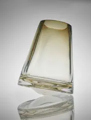 'Nord' vase by Martin Szekely, 1989, Crystal, sold Apr 2017