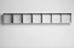 Maarten van Severen, Wall-mounted shelf, model no. K7V90, designed 1990, Aluminium
