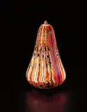 Unique 'Sta sera vado alla Scala' vase by Yoichi Ohira, 2003, Hand-blown glass canes with murrine , avventurine and powder inserts, sold Apr 2017