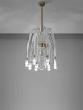 Carlo Scarpa, Rare eight-armed chandelier, model no. 5334 A8