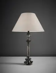 Alberto Giacometti, ‘Tête de femme’ table lamp, designed 1937, later cast, Patinated bronze, paper shade
