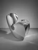 'Little Heavy' chair by Ron Arad, 1993, Polished stainless steel, sold Apr 2017