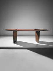 Prototype 'Micarta' desk by Marc Newson, 2006, Linen phenolic composite, offered Apr 2017