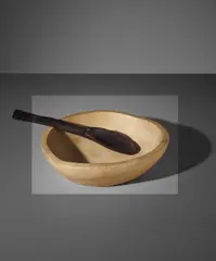 Bowl by Alexandre Noll, 1950s, Sycamore, offered Sep 2017