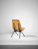‘Antony’ chair, model no. 356 by Jean Prouvé, designed 1954, Beech-veneered plywood, painted steel, painted tubular steel, aluminium, sold Sep 2017