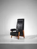 Le Corbusier and Pierre Jeanneret, Rare 'Court's President' armchair, designed for the High Court, Chandigarh