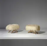 Jean Royere, Pair of stools