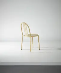 Robert Mallet-Stevens, Stacking chair, designed 1928, Painted tubular steel, painted steel painted plywood, rubber