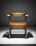 Charles Rennie Mackintosh, Armchair with low back, designed for the Billiards and Smoking Rooms, Argyle Street Tea Rooms