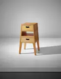Folding 'Table=Chest' by Shin Azumi and Tomoko Azumi, circa 1995, Beech, beech-veneered wood, sold Sep 2017