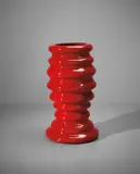 Rare large vase, model no. 635 by Ettore Sottsass, circa 1965, Glazed earthenware, sold Sep 2017