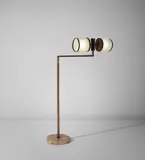 Giuseppe Ostuni, Rare adjustable standard lamp