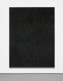Glenn Ligon, Stranger #45, 2011, oil stick, acrylic and coal dust on canvas