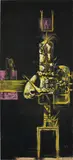 Graham Sutherland, Hydrant with Black Ground, 1954, oil on canvas