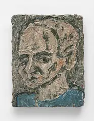 Self Portrait No.2 by Leon Kossoff, 1982, oil on board, sold Feb 2016