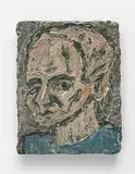 Leon Kossoff, Self Portrait No.2, 1982, oil on board