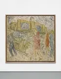 Leon Kossoff, Kings Cross Summer, 1998, oil on board