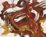 Kazuo Shiraga, Zuisouhen, 1986, oil on canvas