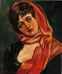 Francis Picabia, Visage de Femme, c. 1942, oil on cardboard