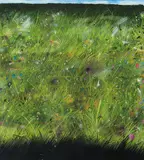 Alex Ruthner, Wiesenstück, 2013, oil on canvas