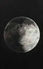 Untitled (Mars) by Robert Longo, 2005, charcoal on mounted paper, sold Feb 2016
