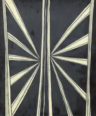 Untitled by Mark Grotjahn, 2004, coloured pencil on paper, sold Feb 2016