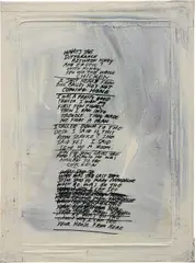 Untitled by Richard Prince, 1998, acrylic, duct tape and silkscreen on screen printing frame, offered Feb 2016