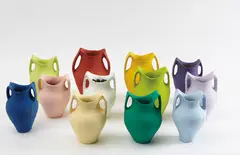 Coloured Pots by Ai Weiwei, 2006, painted neolithic vessels, in twelve parts, offered Feb 2016