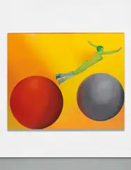 Allen Jones, Float, 1972, acrylic on canvas