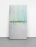 Sam Falls, Untitled (Twin 1, Topanga, CA), 2013, cotton, fabric dye
