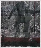 Justin Matherly, Untitled, 2012, inkjet monoprint, sprayed with UV