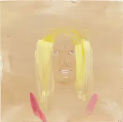 Tan by Dana Schutz, 2000, oil on canvas, offered Feb 2016