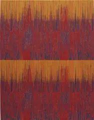 Mika Tajima, Negative Entropy (Langhorne Carpet Mill, Double), 2014, cotton, wood, acoustic baffling felt