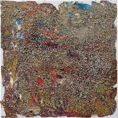 Dan Rees, Gravelmaster, 2014, oil on canvas, pebble dash