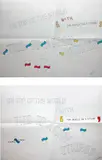 Lawrence Weiner, Two works: (i) Untitled (On Top of the World Rhumb Lines); (ii) Untitled (On Top of the World)