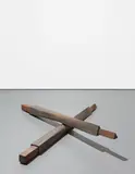 Bruce Nauman, Untitled (Cross Beams), 1987, iron