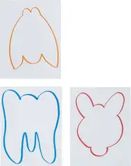 Jeff Koons, Three works: (i) Easy Fun Donkey; (ii) Elephant; (iii) Kangaroo, 1999, ink on paper