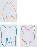 Jeff Koons, Three works: (i) Easy Fun Donkey; (ii) Elephant; (iii) Kangaroo, 1999, ink on paper