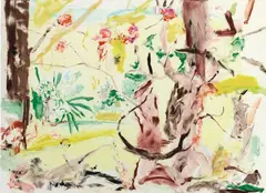 Untitled by Cecily Brown, 2004, monotype on paper, sold Feb 2016