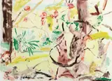 Cecily Brown, Untitled, 2004, monotype on paper