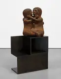 Nathan Mabry, A Very Touching Moment (Pitching a Tent), 2006, steel, coral, silver, turquoise