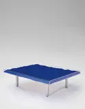 Yves Klein, Table Bleue, designed 1961, IKB pigment, glass, Plexiglas, steel, wood