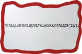 Michelangelo Pistoletto, Frattali (Red), 1999-2000, acrylic on shaped mirror