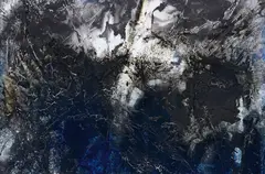 Philippe Pastor, Les Oiseaux du Malheur (14 074 LOM), 2014, pigment and mixed media on canvas
