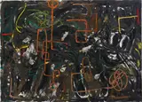 André Butzer, Untitled (Kätzle), 2007, oil on canvas