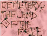 Dash Snow, Cemetary, 2006-2007, collage on paper