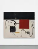 Christian Rosa, Fuck it or Pack it, 2014, oil, charcoal, pencil, resin and rabbit skin glue on canvas